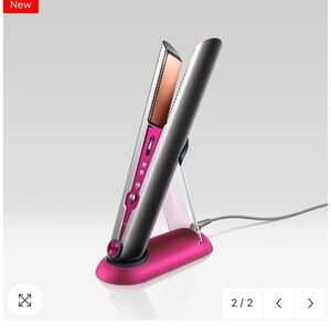 Dyson Corrale Hair Straightener - Black Nickel / Fuchsia